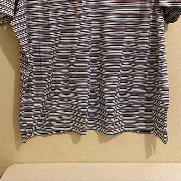 Tailorbyrd Men’s Size 3XL Golf Polo Multicolor Stripe Egyptian Cotton Casual - Picture 5 of 13
